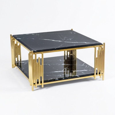 Couchtisch Wohnzimmer Möbel Tisch Luxus Beistelltisch schwarz Design