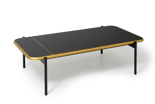 Möbel Tisch Luxus Modern Couchtisch Holz Wohnzimmer Design schwarz