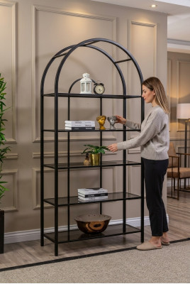 Wohnzimmer Regal Raumteiler neu Standregal Bücherschrank Aufbewahrung