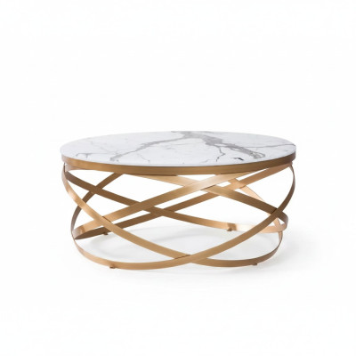 Couchtisch Möbel Tisch Luxus Gold Modern Wohnzimmer Design Edelstahl