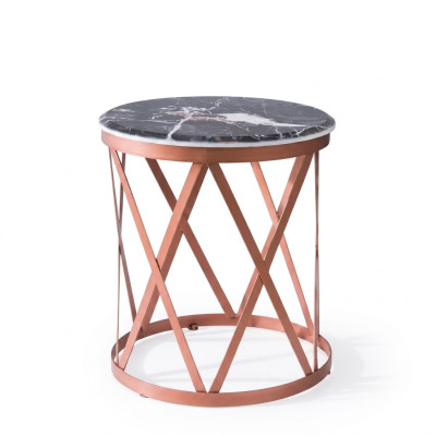 Wohnzimmer Beistelltisc hluxuriös Luxus Möbel Tisch braun Design neu