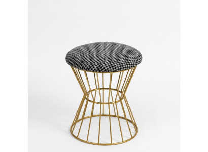 Hocker Fußhocker Würfel Luxus Möbel Design Stil Lounge Club Stoff