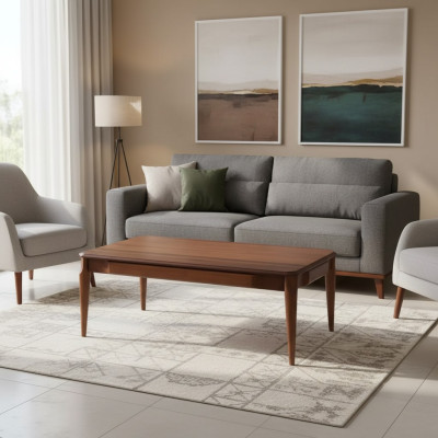 Couchtisch Holztisch Luxus Möbel Design Wohnzimmertisc Modern braun