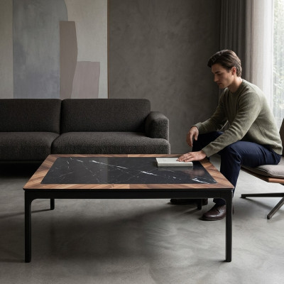 Möbel Tisch Luxus Modern Couchtisch Wohnzimmer Design schwarz