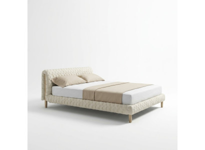 Modernes Weißes Bett Schlafzimmer Designer Doppelbetten Holzgestell
