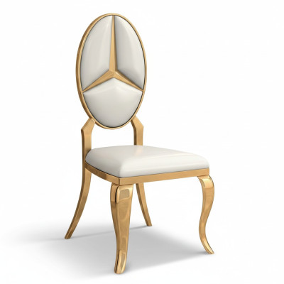 Esszimmer Weißer Lederstuhl Designer Einsitzer Polsterstühle Stühle Neu