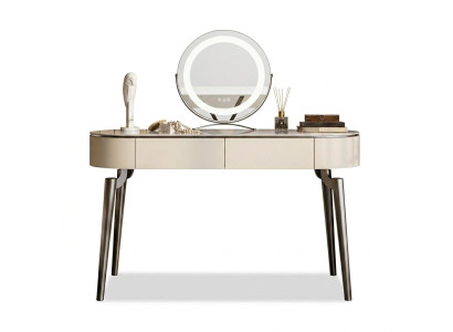 Beiger Kosmetiktisch Designer Schlafzimmer Möbel Edle Frisierkommode
