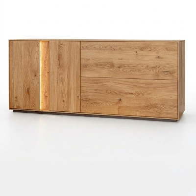 Braune Holz Kommode Wohnzimmer Kommoden Luxus Schubladen Sideboard Neu