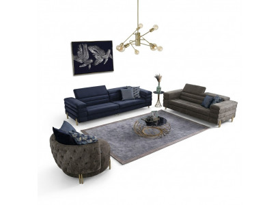 Wohnzimmer Set Sofagarnitur 431 Sitzer Luxus Möbel Design Polstermöbel