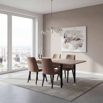Brauner Rechteckiger Esstisch Esszimmer Möbel Holztische Luxus Möbel