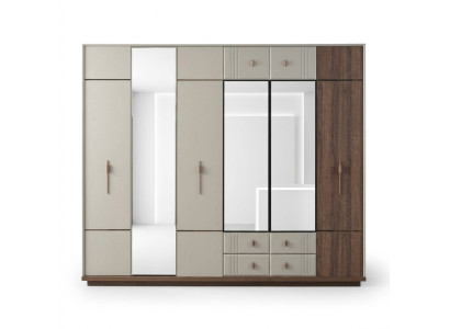 Großer Weißer Kleiderschrank Stilvolle Schlafzimmer Holz Luxus Schränke