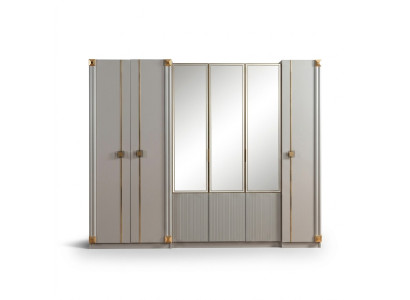 Designer Kleiderschrank Schlafzimmer Luxuriöse Schränke Stil Holzmöbel