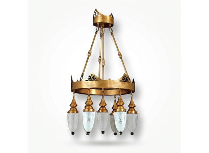 Hängeleuchte Kronleuchter Lampe Kristalllampe Deckenleuchte Lampen 60x125