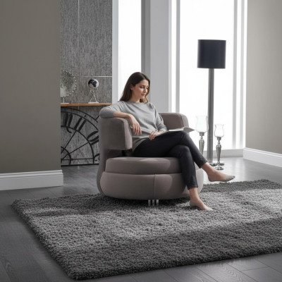 Modern Sessel Wohnzimmer Designer Luxus Sitz Textil Möbel Club Relax