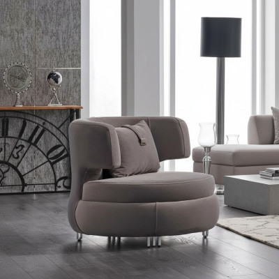 Modern Sessel Wohnzimmer Designer Luxus Sitz Textil Möbel Club Relax