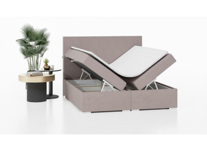 Bett Polster Design Doppelbett Schlafzimmer Textil Möbel Luxus Boxspringbett