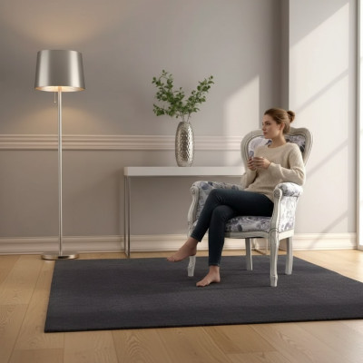 Klassischer Sessel Ohrensessel Polstermöbel Designer Stoff Wohnzimmer