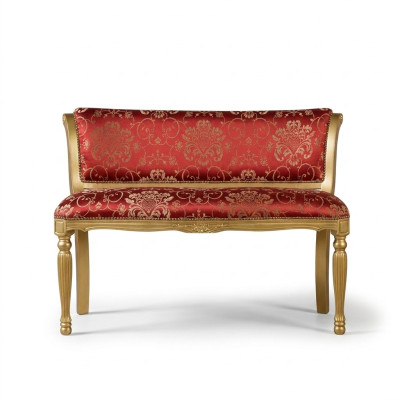 Sitzbank Polster Stoff Sitz Stil Klassische Designer Wohnzimmer Möbel