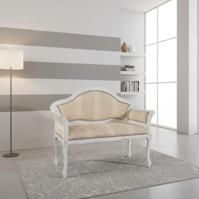 Beige Klassische Polsterbank Designer Wohnzimmer Sitzmöbel Neu Luxus