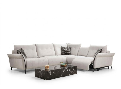 Ecksofa Wohnzimmer Sofa Couch Polster Textil Möbel Modern Designer Neu