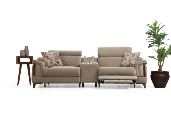 Modern Sofa Couch Designer Neu Möbel Luxus Wohnzimmer Polster Textil