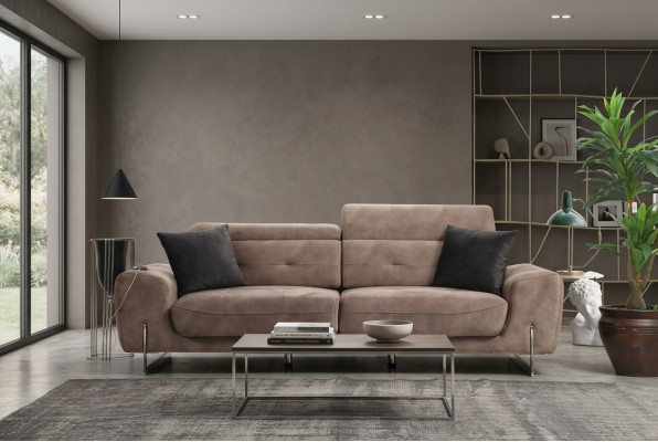 Dreisitzer Sofa Couch Stil Modern Design Polstermöbel Luxus Textil