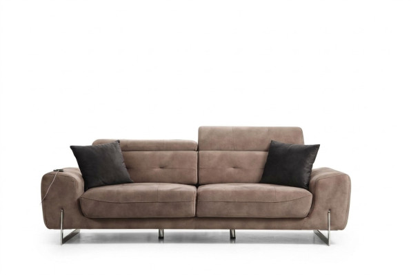 Dreisitzer Sofa Couch Stil Modern Design Polstermöbel Luxus Textil