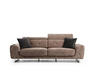 Dreisitzer Sofa Couch Stil Modern Design Polstermöbel Luxus Textil