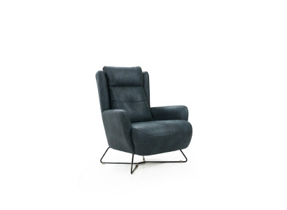Modern Schwarz Sessel Wohnzimmer Designer Sitzmöbel Textil Polster Stoff