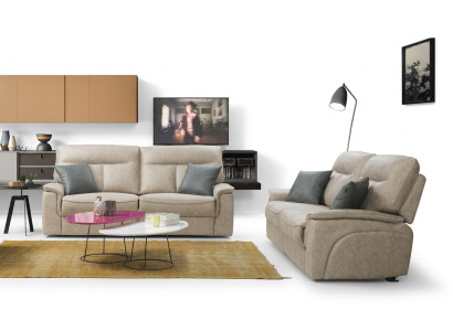Komplett Set 2 tlg Dreisitzer Sofas Couch Garnitur Design Modern Wohnzimmer