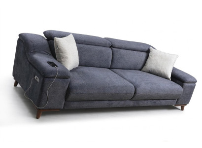Dreisitzer Sofa Couch Wohnzimmer Polstermöbel Textil Modern Möbel Neu