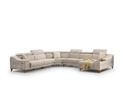 Ecksofa Sofa U-Form Polstersofa Couch Garnitur Ecksofas Modern Wohnzimmer