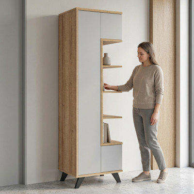 Weiß Bücherregal Wohnzimmer Luxus Bücherschrank Möbel Regal Holz Design