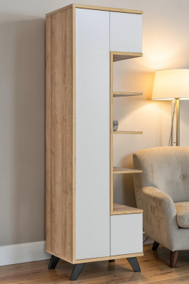 Weiß Bücherregal Wohnzimmer Luxus Bücherschrank Möbel Regal Holz Design