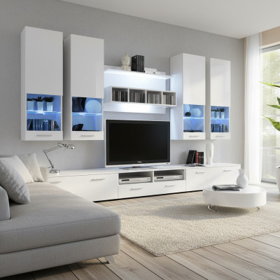 Wohnwand tv Ständer Sideboard Designer Modern Wohnzimmer Regale Holz Neu