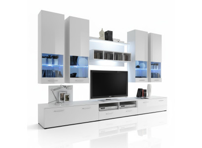 Wohnwand tv Ständer Sideboard Designer Modern Wohnzimmer Regale Holz Neu