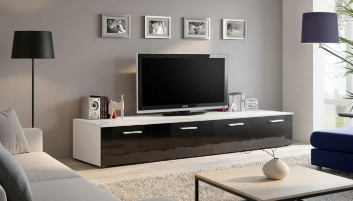 Designer Wohnzimmer TV-Ständer Luxus Einrichtung Modern Design Holz Möbel