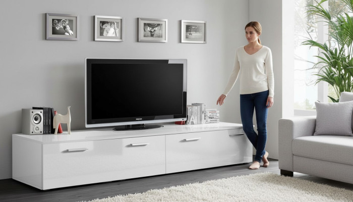 TV-Ständer Luxus Einrichtung Modern Wohnzimmer Designer Holz Möbel