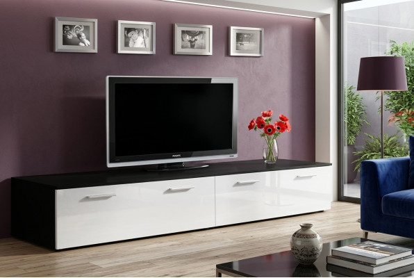 TV Ständer RTV Lowboard Designer Holz Einrichtung Modern Wohnzimmer