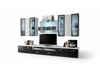 Moderne Design Wohnwand TV-Ständer Holz Wohnzimmer Möbel TV Einrichtung