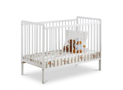 Babybett Schlafzimmer Kinderbett Möbel Kinderzimmer Designer weiß Möbel Neu