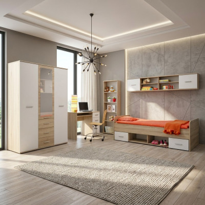 Komplett Jugendzimmer Modern Kinderzimmer Designer Schreibtisch Set Luxus Möbel