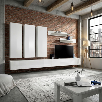 Wohnwand Komplett Holzmöbel Designer Wohnzimmermöbel Luxus Wandschrank
