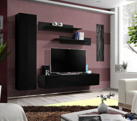 Wohnwand Komplett Designer Moderne Wohnzimmermöbel Wandschrank Neu