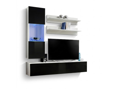 Luxus Holzmöbel Wohnwand Designer Einrichtung Komplett Set 4 tlg Wohnzimmer
