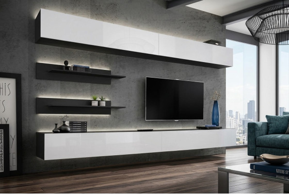 Wohnwand Wohnzimmer Set Wandschrank Wohnzimmer Neu Holzmöbel