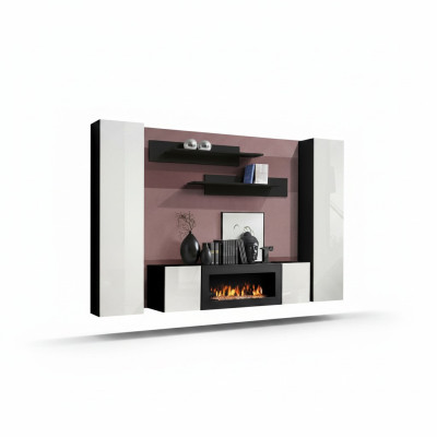 Wohnzimmermöbel Komplett Wohnwand Sideboard Wandregale Luxus Einrichtung