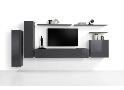 Wohnwand Set Komplette Luxus Einrichtung Wohnzimmer Designer TV-Ständer
