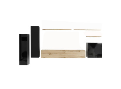 Komplette 7tlg Wandschrank Wohnwand Wohnzimmer Luxus Einrichtung Moderne Möbel