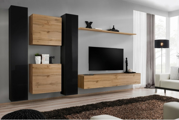 Designer Wohnzimmer Möbel 4x Wandschrank Luxus Einrichtung Hänge Schrank